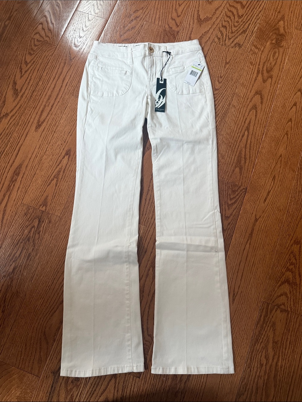 Nine West NWT White Flare Jeans